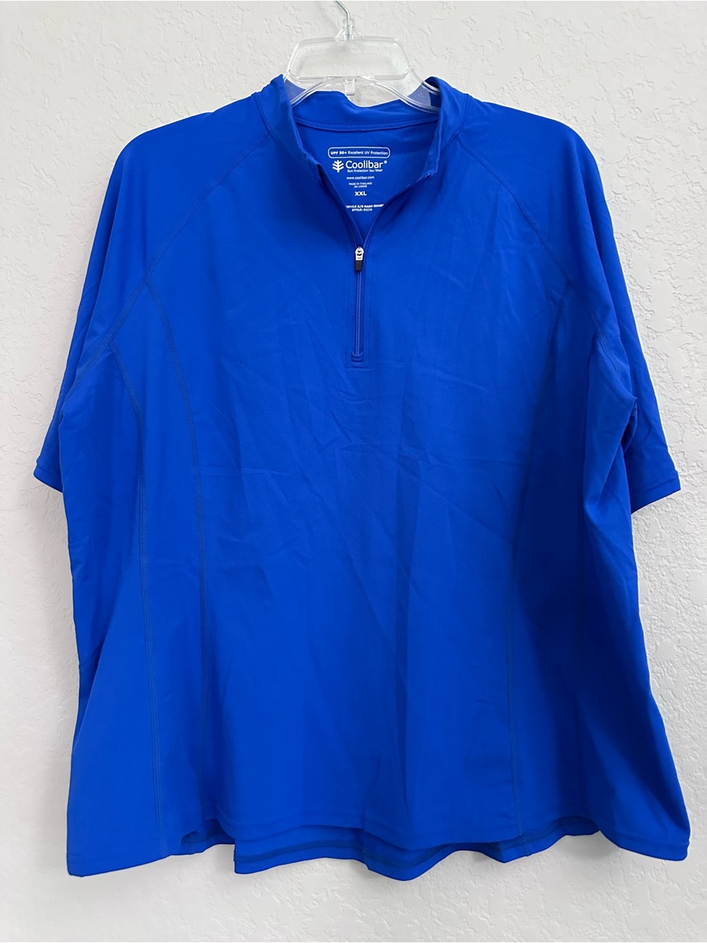 Coolibar Freestyle S/S Swim Rashguard (#03276) Women’s XXL Blue